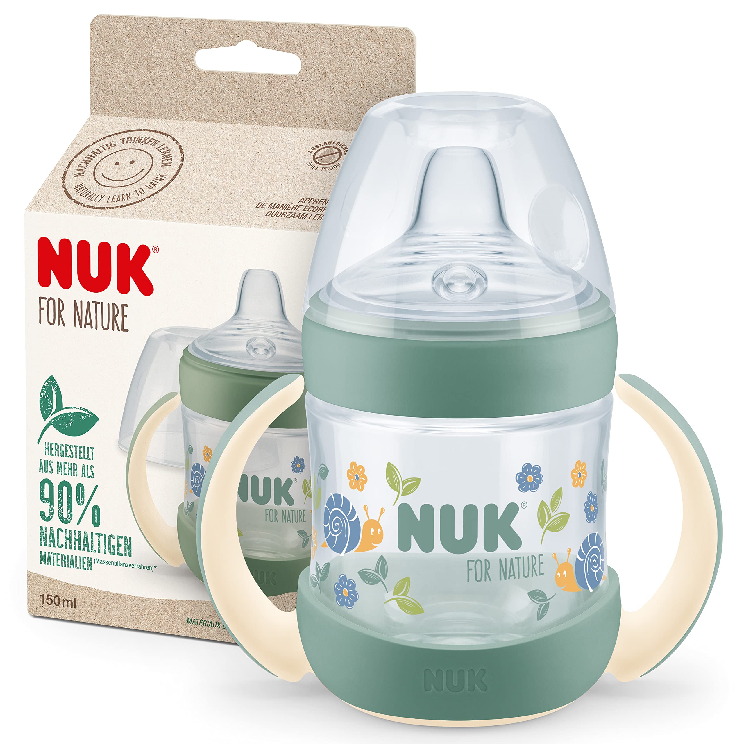 nuk-nature-sense-biberon-0-6-mesi-150-ml-grigio image 8