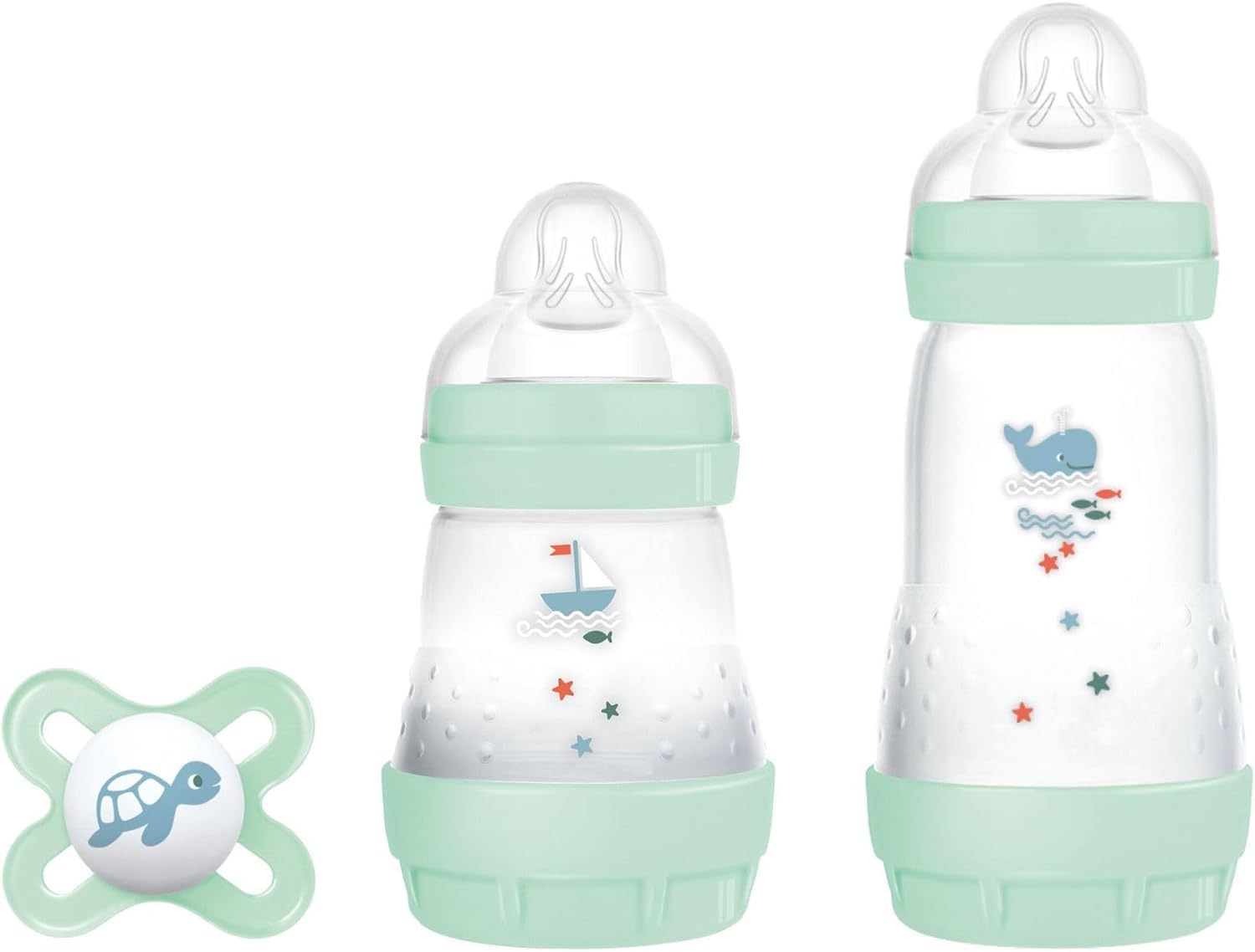 mam-easy-start-set-neonato-2-biberon-anti-colica-130-ml-e-260-ml-ciuccio-origina image 1