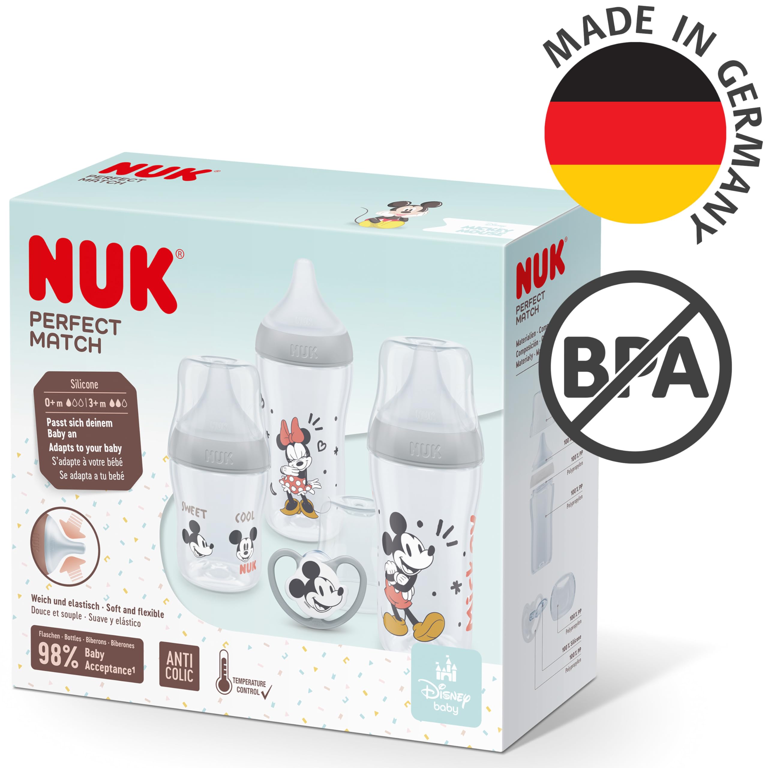 nuk-perfect-match-disney-topolino-set-4-pezzi-biberon-150ml-260ml-ciuccio-space- image 6