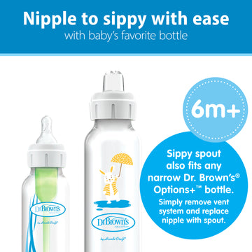 dr-brown-s-milestones-biberon-sippy-stretto-250-ml-con-beccuccio-6m-2 image 7