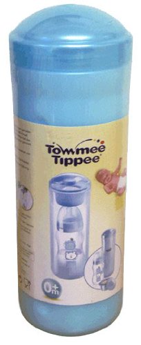 tommee-tippee-bottiglia-isotermica-con-comparto-latte-blu image 1