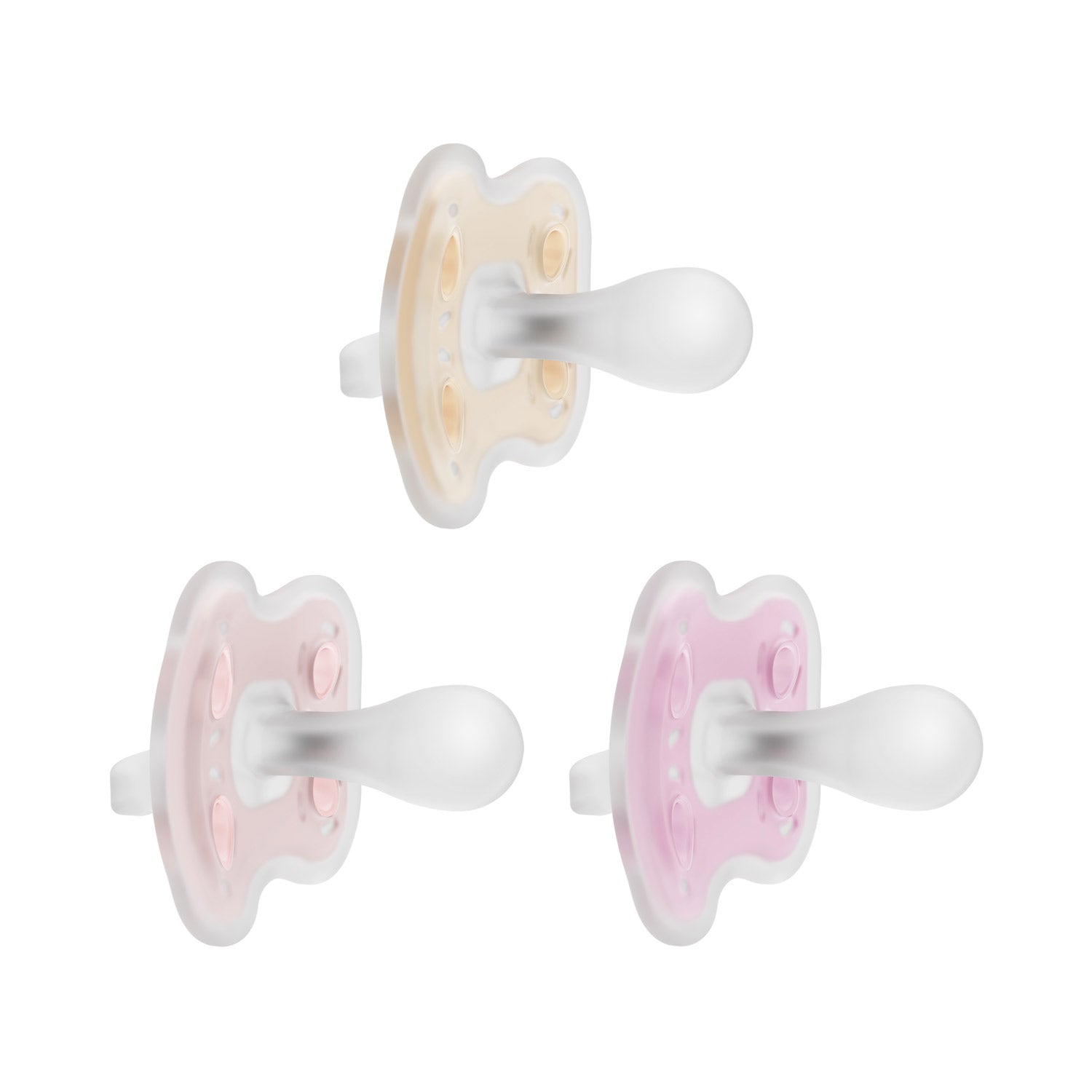 dr-brown-s-advantage-one-piece-silicone-pacifier-0-6-mesi-3-pack image 2