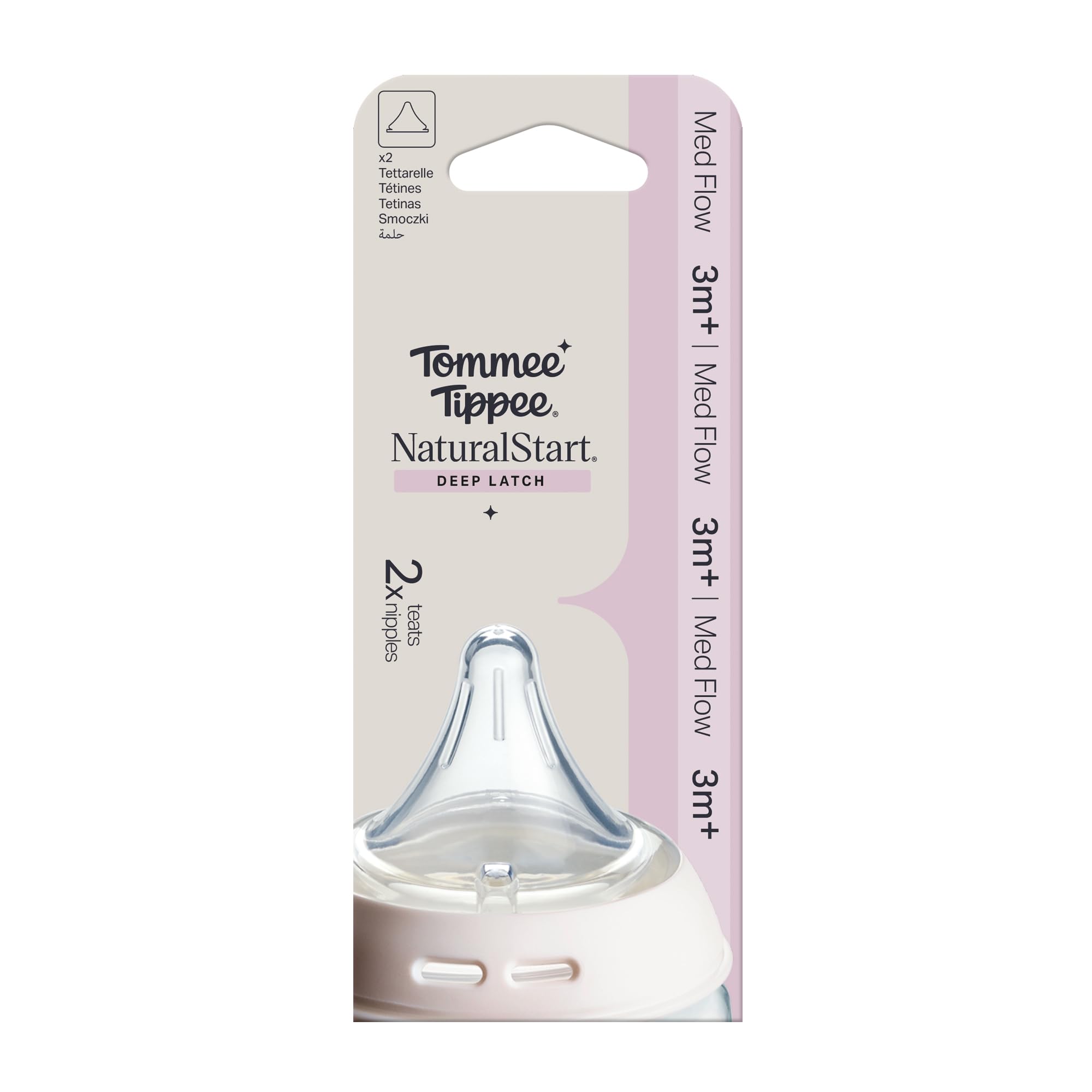 tommee-tippee-natural-start-tettarella-triangolare-flusso-medio-confezione-da-2 image 2