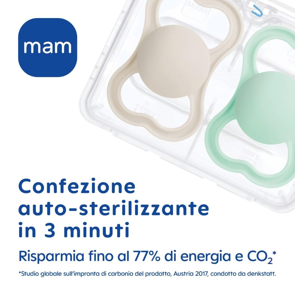 mam-perfect-start-succhietto-0-2-mesi-set-da-2-in-silicone-skinsoft-con-porta-ci image 5