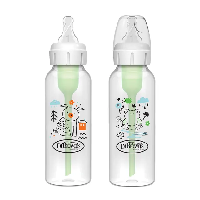 dr-brown-s-natural-flow-anti-colic-options-biberon-collo-stretto-tettarella-l1-2 image 1