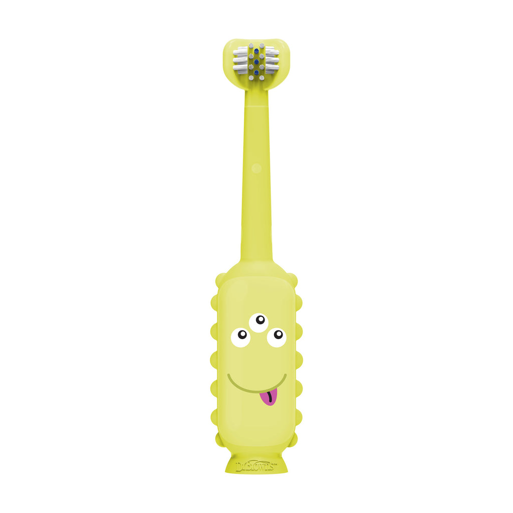 dr-brown-s-toothscrubber-spazzolino-bimbo-tre-lati-con-ventosa image 1