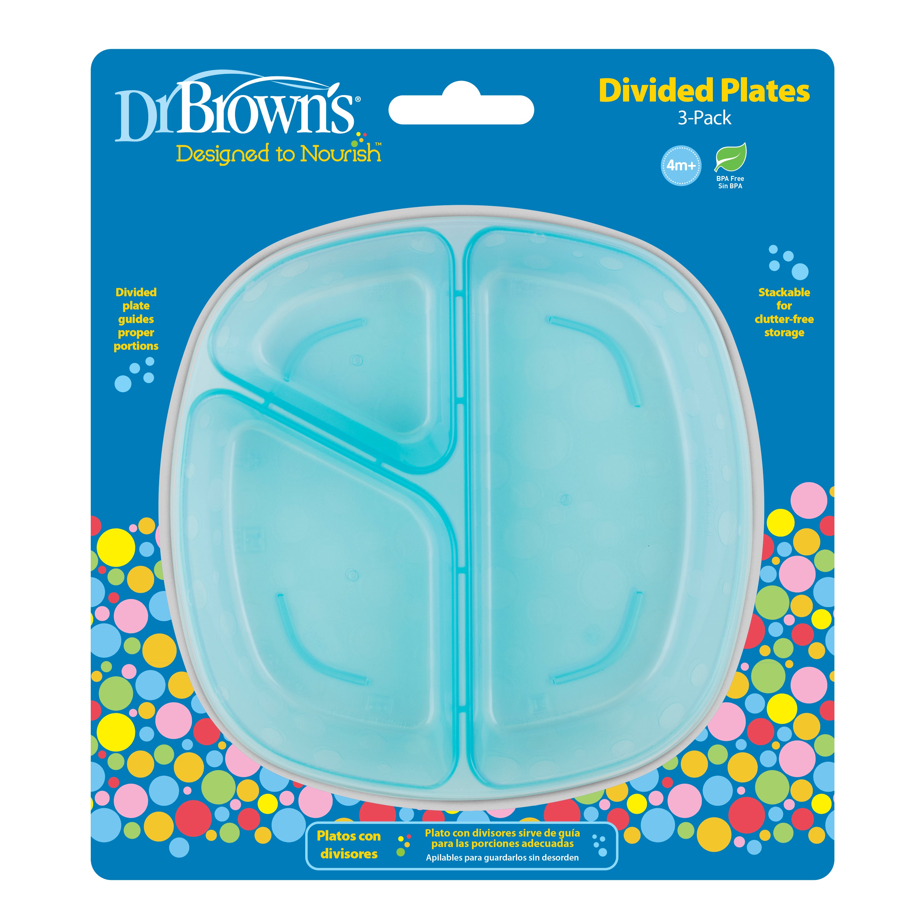 dr-brown-s-piatto-diviso-per-svezzamento-set-3-pezzi image 3