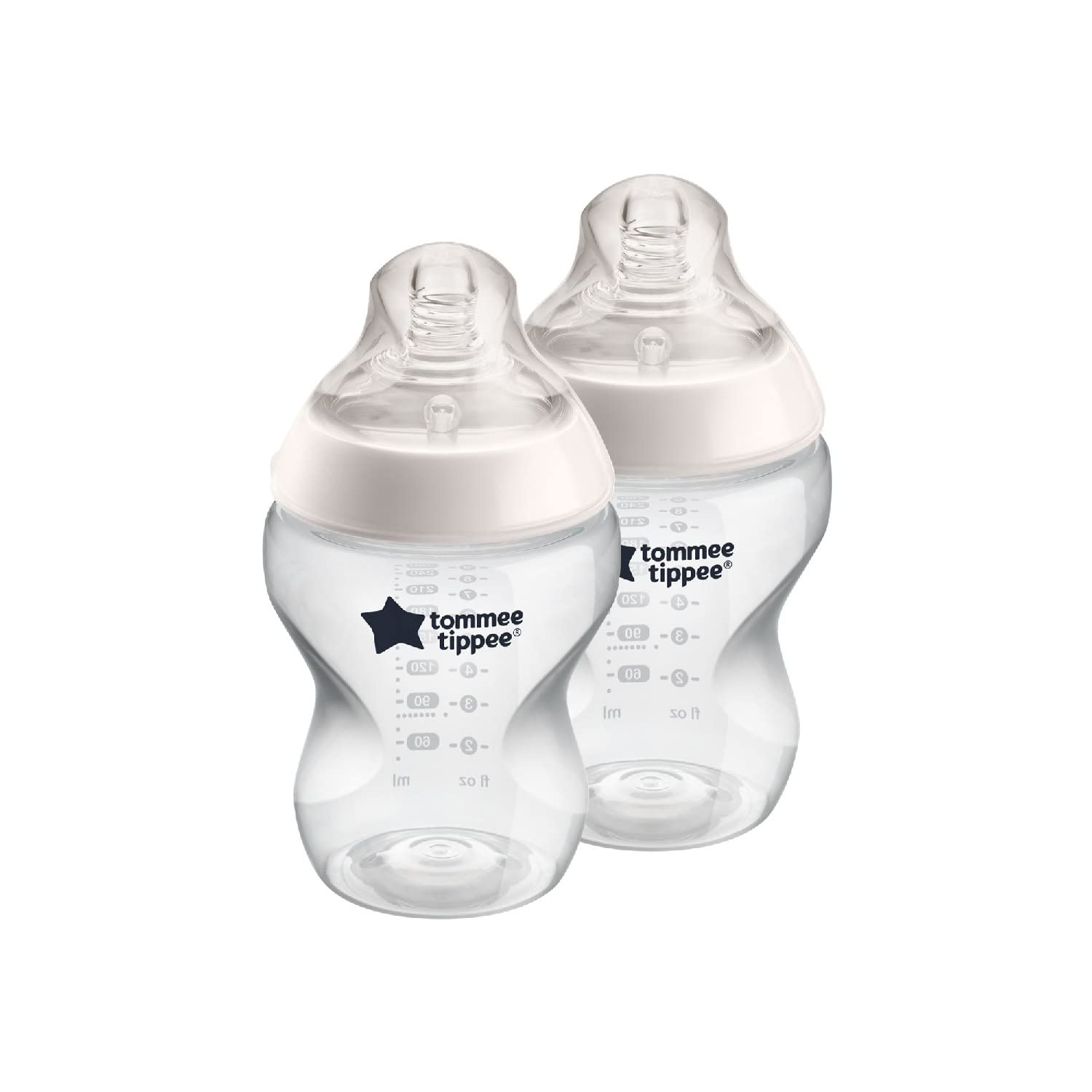 tommee-tippee-closer-to-nature-biberon-260-ml-flusso-lento-0m-2-pezzi image 1
