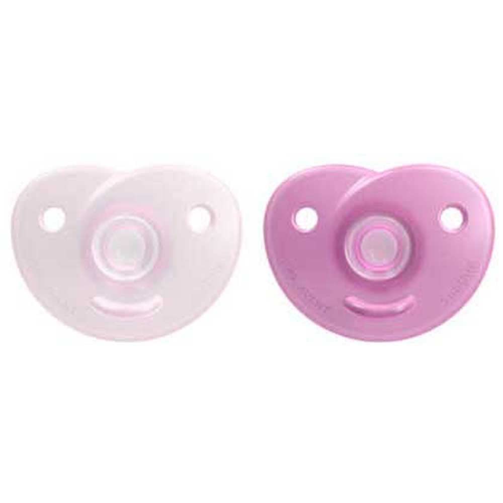 philips-avent-soothie-heart-scf099-22-succhietto-0-3-mesi-rosa-pack-da-2 image 2