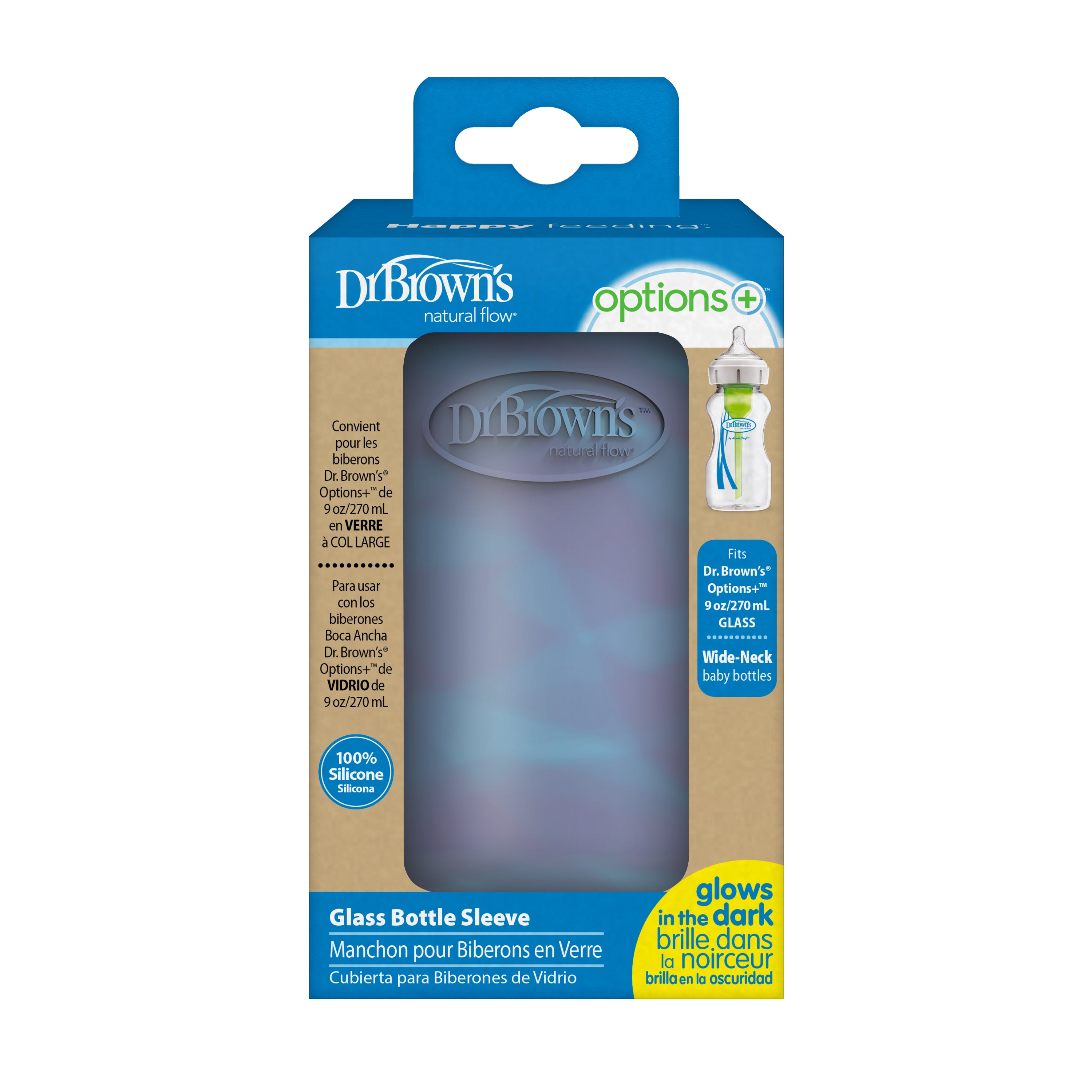 dr-brown-s-natural-flow-options-wide-neck-custodie-silicone-biberon-vetro image 4