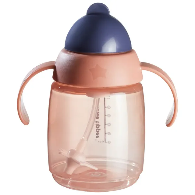 tommee-tippee-superstar-tazza-con-cannuccia-zavorrata-rosa-6m image 1
