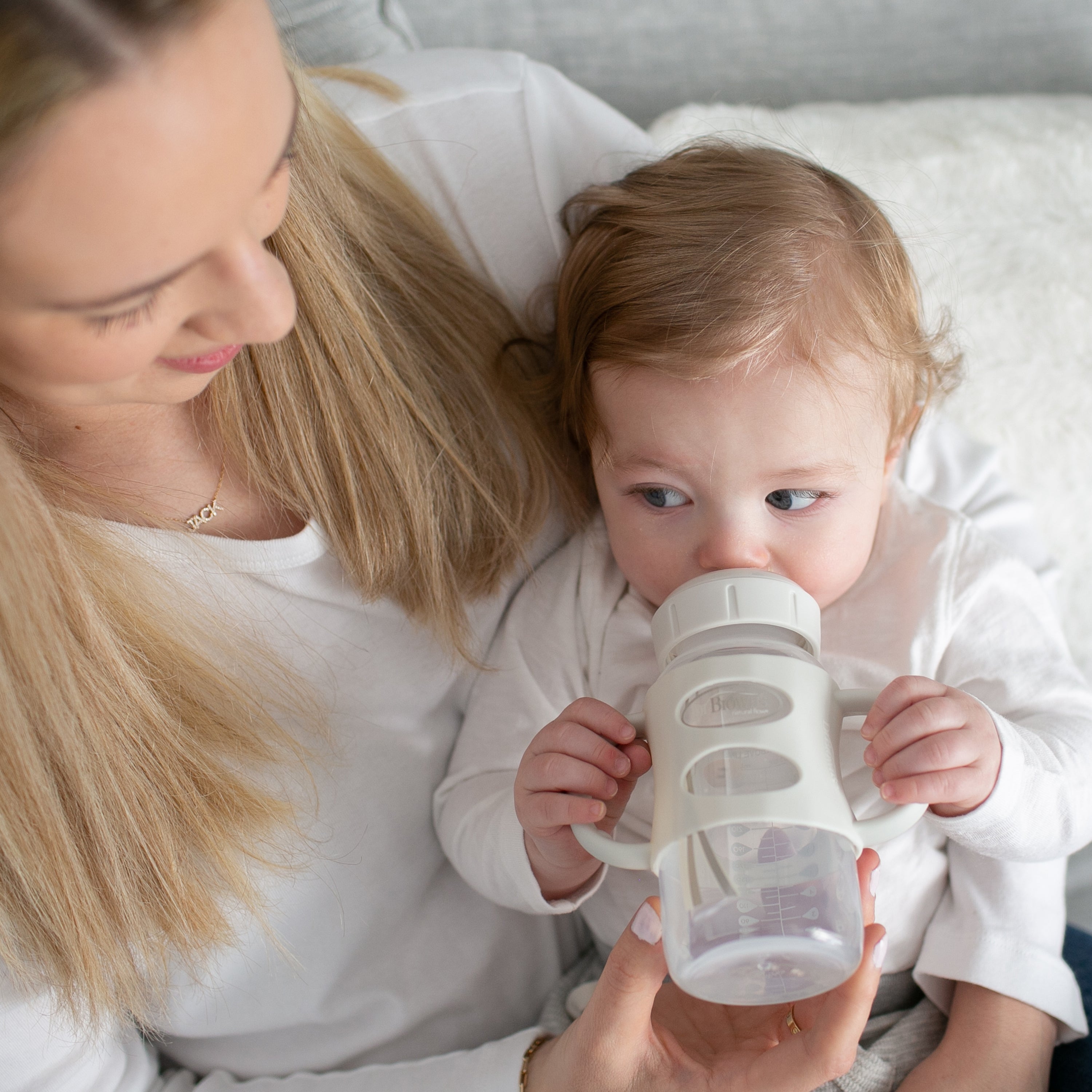 dr-brown-s-milestones-biberon-sippy-spout-wide-neck-con-manici-270-ml-9-oz image 5