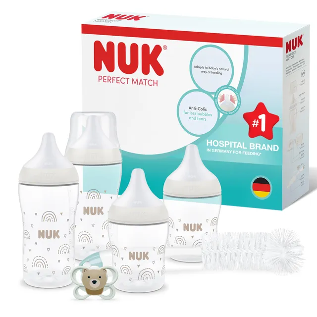 nuk-perfect-match-perfect-start-set-biberon-anticolica-0-6-mesi-7-pezzi image 1