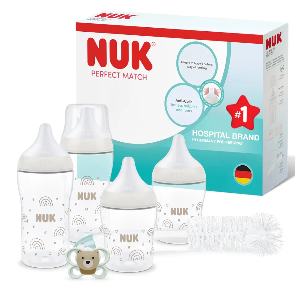 nuk-perfect-match-perfect-start-set-biberon-anticolica-0-6-mesi-7-pezzi image 1