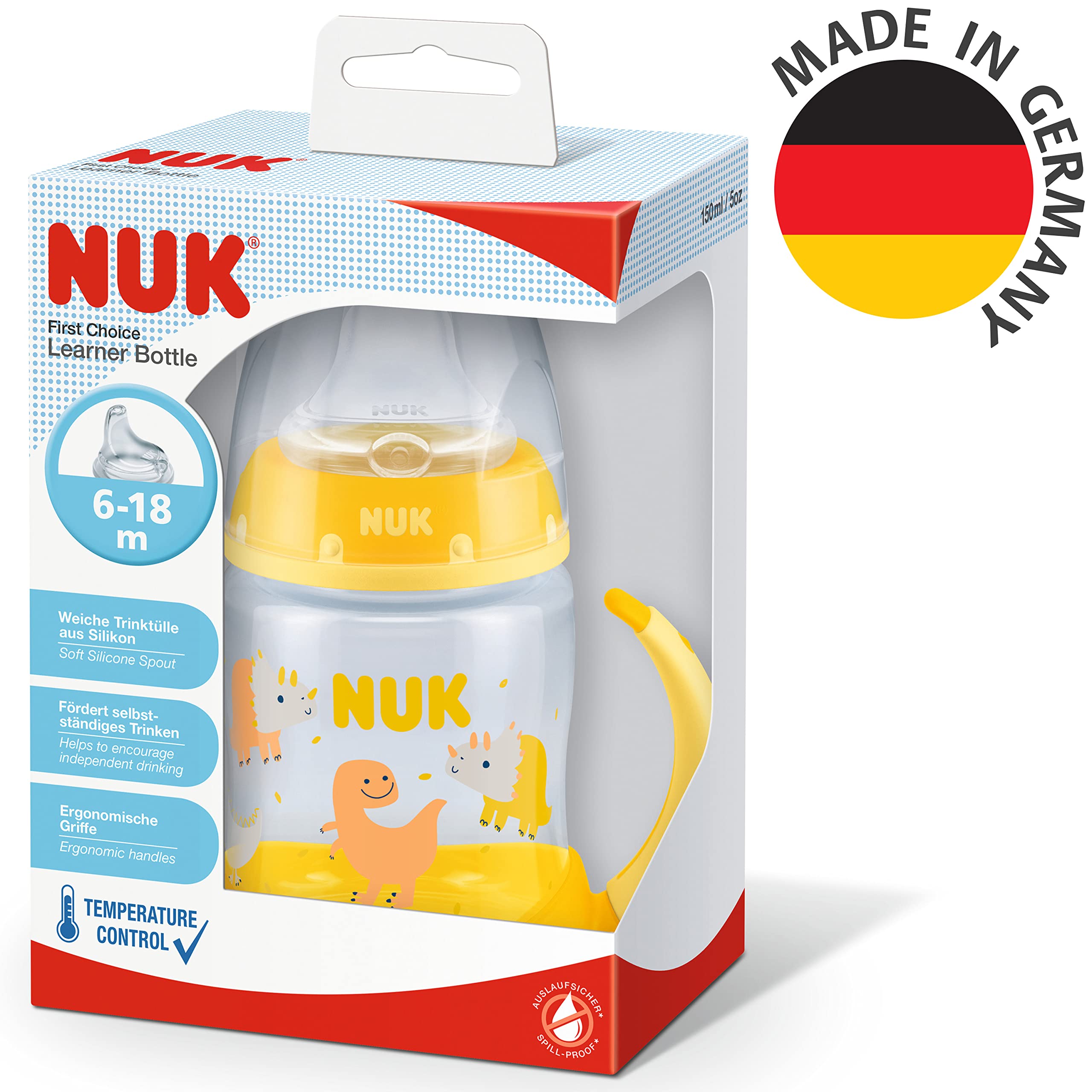 nuk-first-choice-bicchiere-antigoccia-150-ml-dinosauro-6-18-mesi image 8