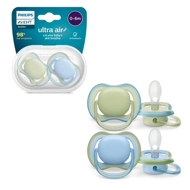philips-avent-ultra-air-scf085-21-ciucci-0-6-mesi-2-pezzi-con-custodia-sterilizz image 1