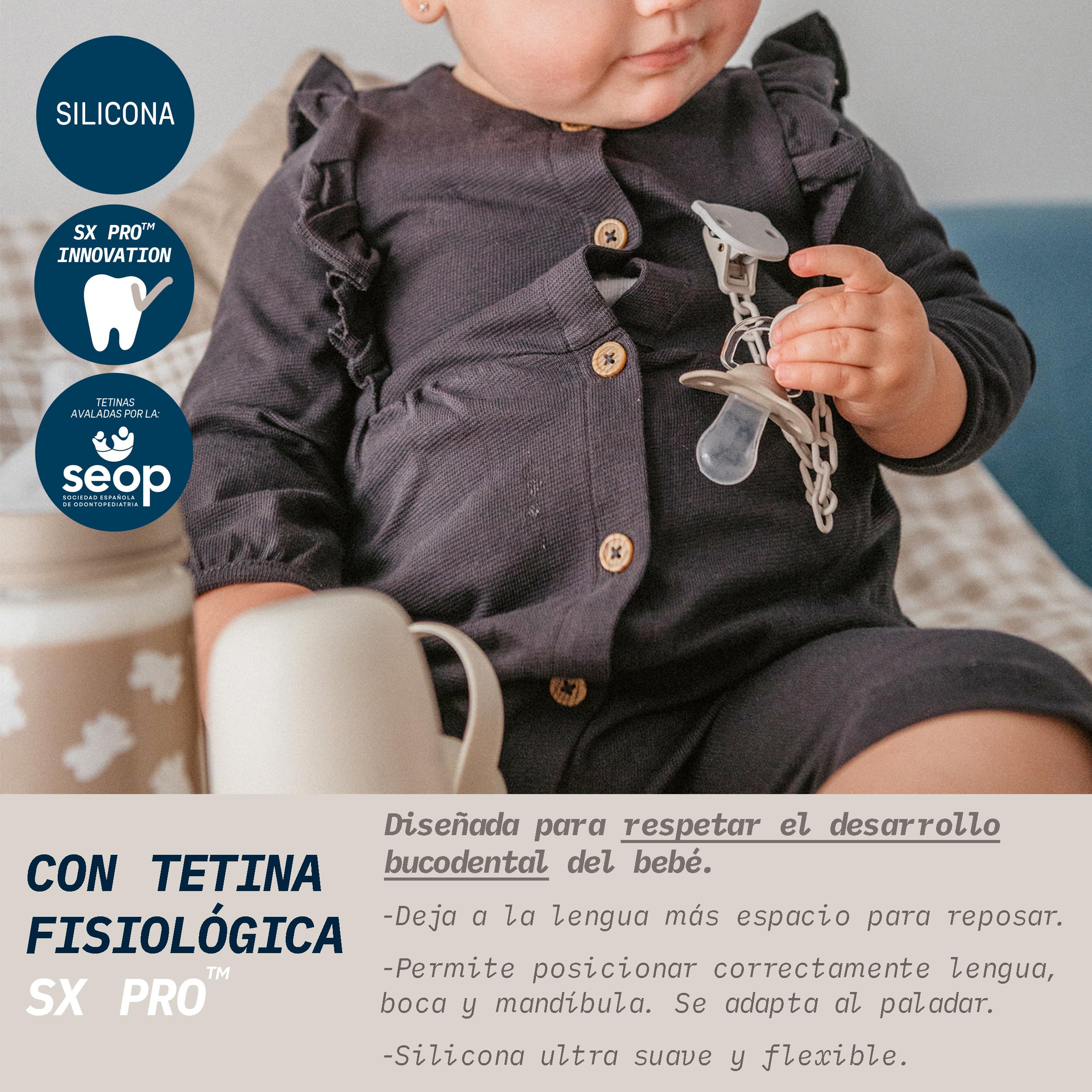 suavinex-sx-pro-ciuccio-18-mesi-silicone-simmetrico-2-pz-wild-free-rosa image 3