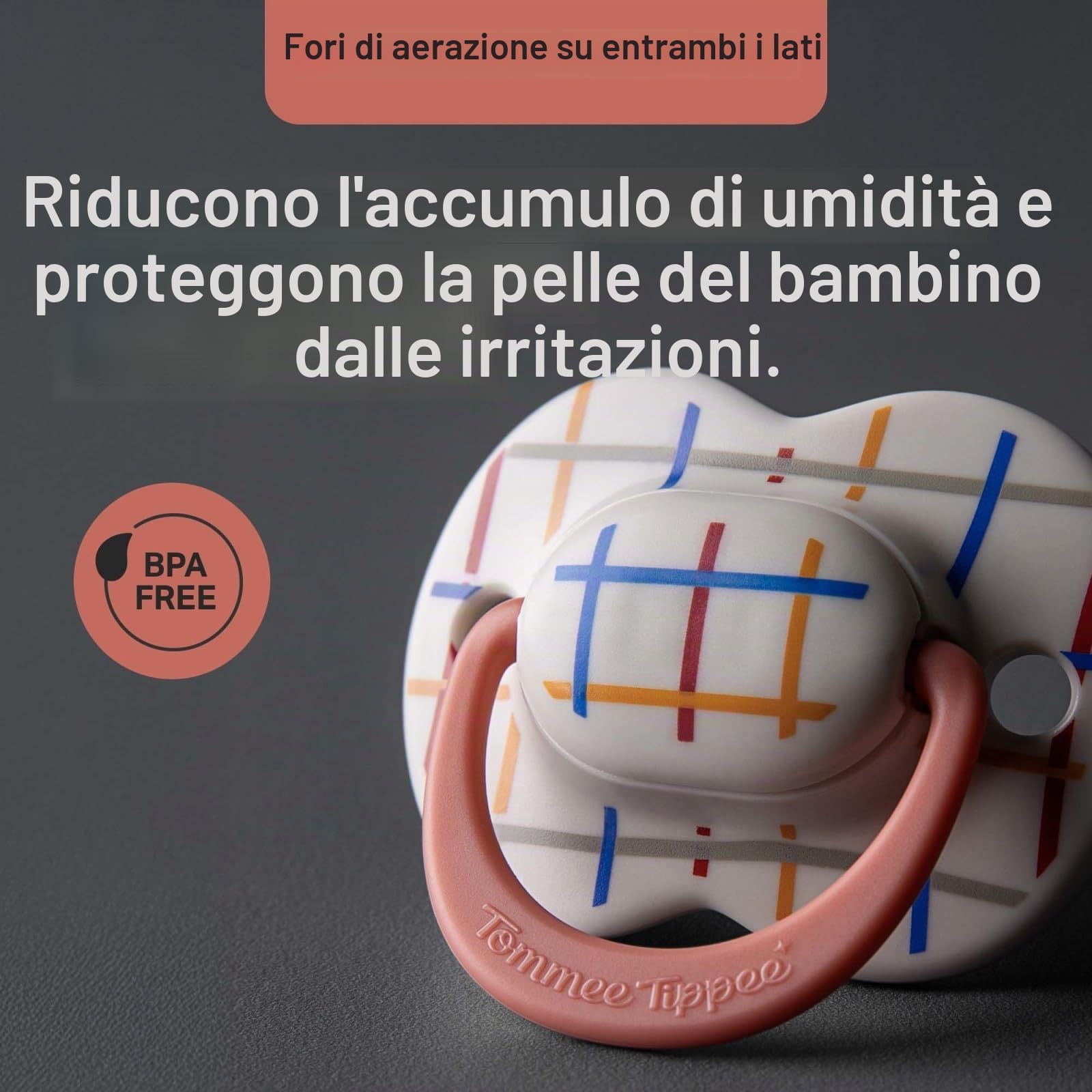 tommee-tippee-ultimate-fit-succhietto-6-18-mesi-club-house-confezione-da-4 image 5