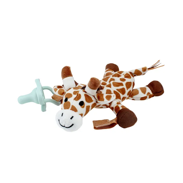 dr-brown-s-lovey-portaciuccio-e-massaggiagengive-giraffa-con-happypaci-in-silico image 1