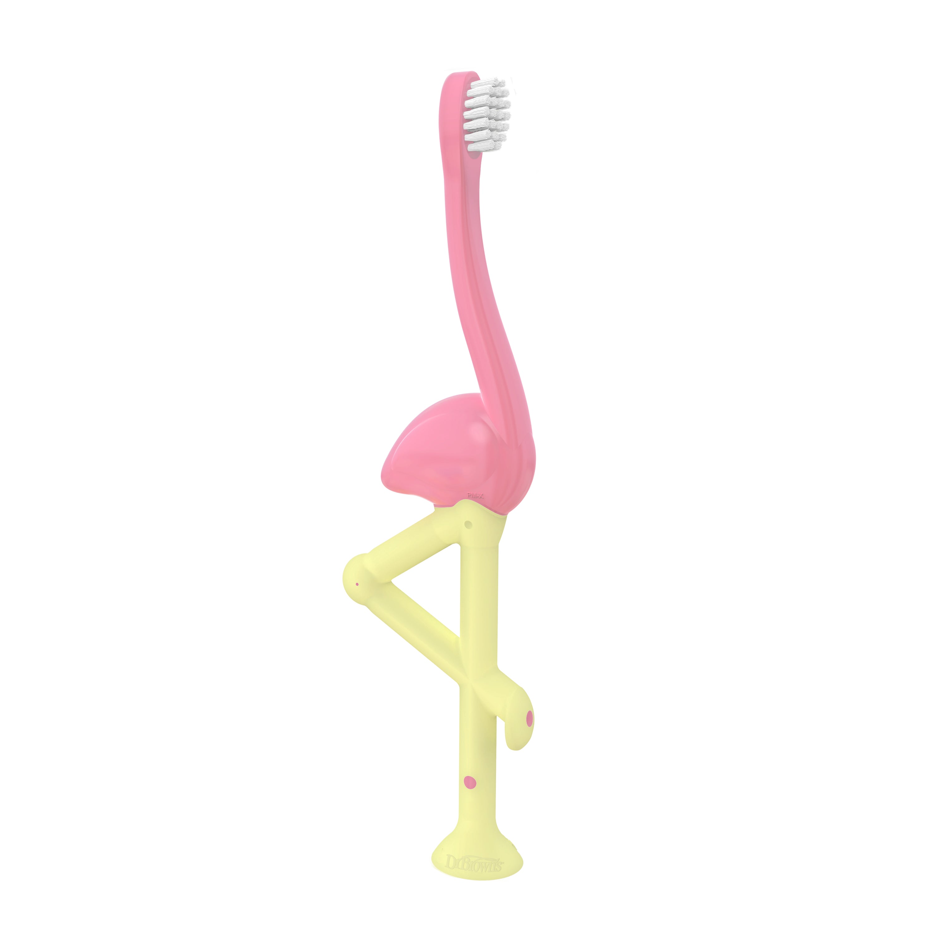 dr-brown-s-spazzolino-toddler-fenicottero-1pz-setole-morbide image 3
