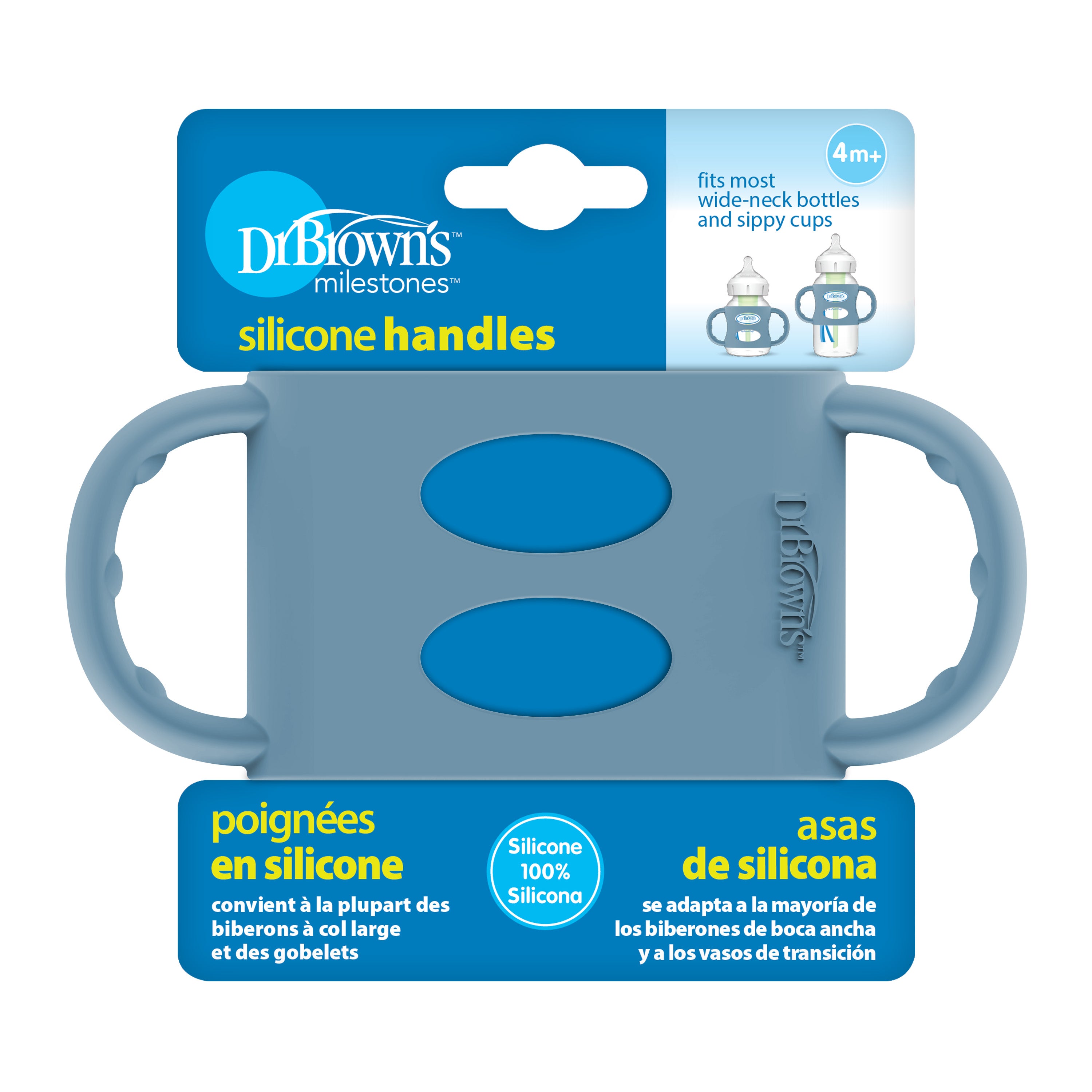 dr-brown-s-milestones-manici-in-silicone-wide-neck-antiscivolo image 3