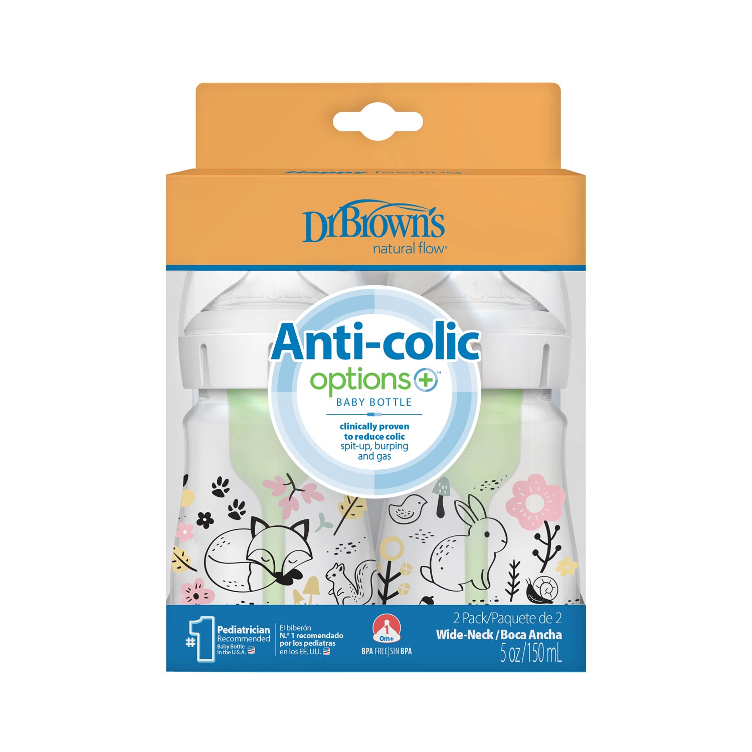 dr-brown-s-biberon-vetro-anticolica-options-150ml-2pz image 3
