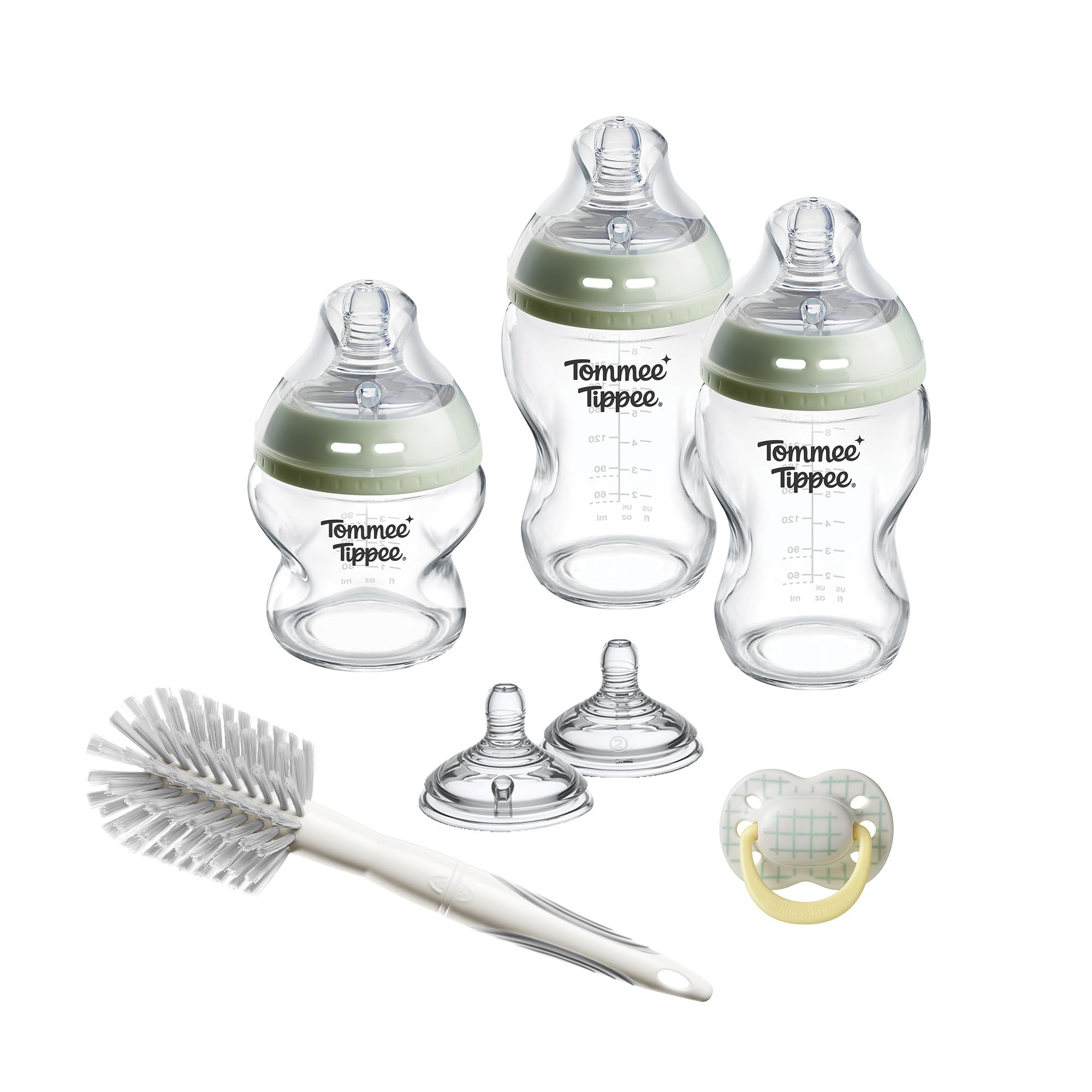 tommee-tippee-natural-start-set-biberon-vetro-150-250-ml-autosterilizzanti image 1