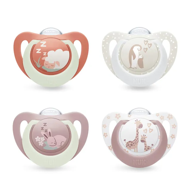 nuk-first-choice-day-night-succhietto-0-6-mesi-confezione-da-4 image 1