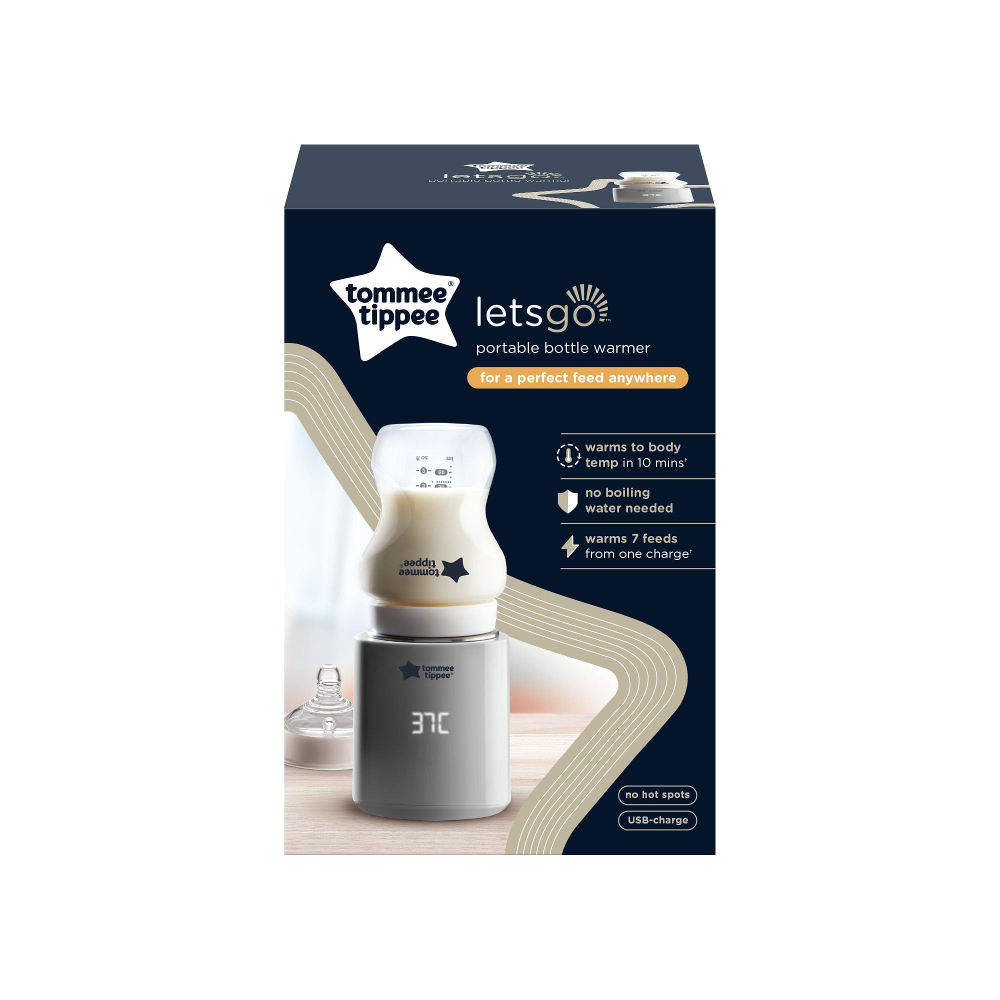 tommee-tippee-letsgo-scaldabiberon-portatile-usb-ricaricabile-da-viaggio image 2