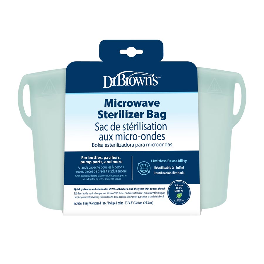 dr-brown-s-sacca-sterilizzatrice-microonde-in-silicone-100-riutilizzabile image 1