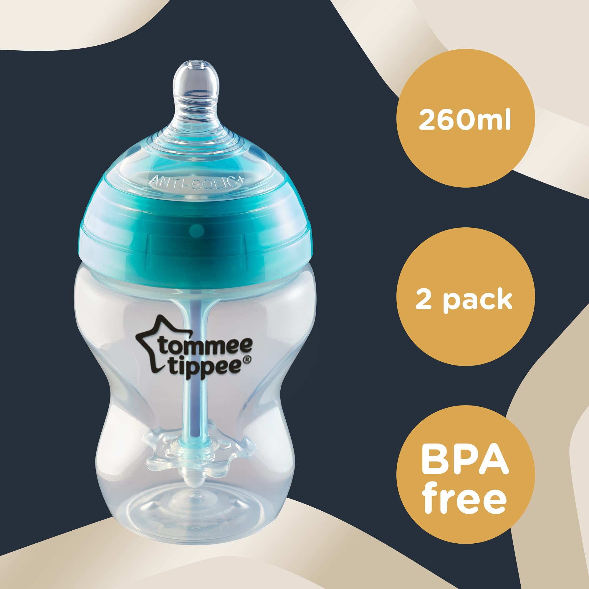 tommee-tippee-advanced-anti-colic-biberon-260ml-confezione-da-2-neutro image 3