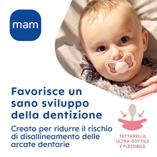 mam-night-succhietto-luminoso-silicone-16-mesi-rosa-con-custodia image 7