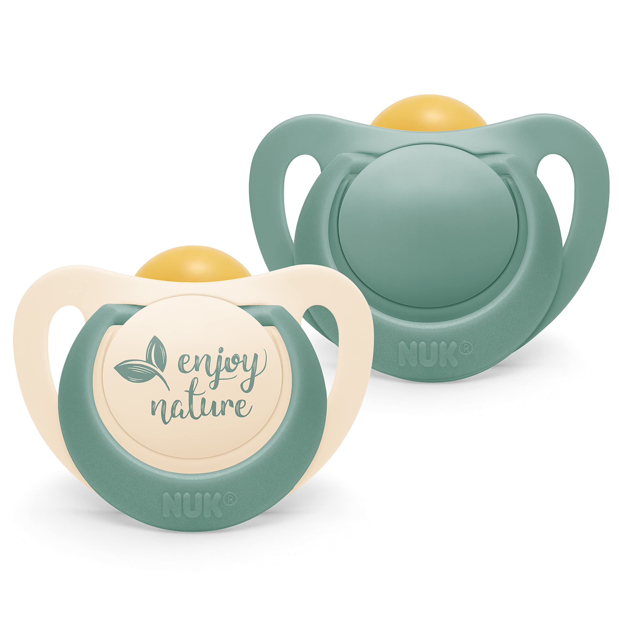 nuk-for-nature-succhietto-0-6-mesi-gomma-naturale-beige-2-pezzi image 8