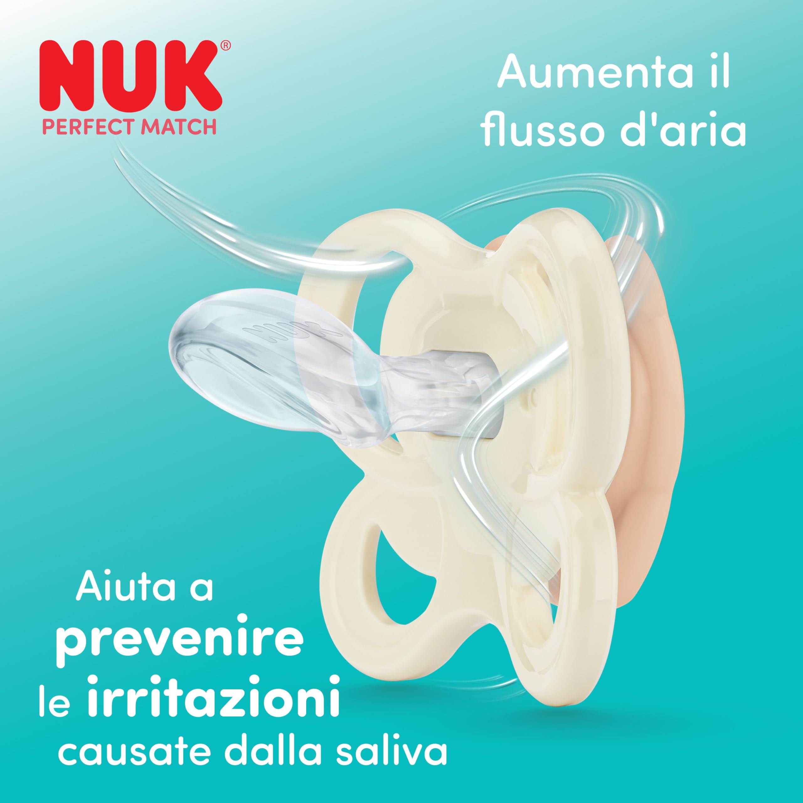 nuk-perfect-match-air-succhietto-0-6-mesi-volpe-orso-2-pezzi image 3