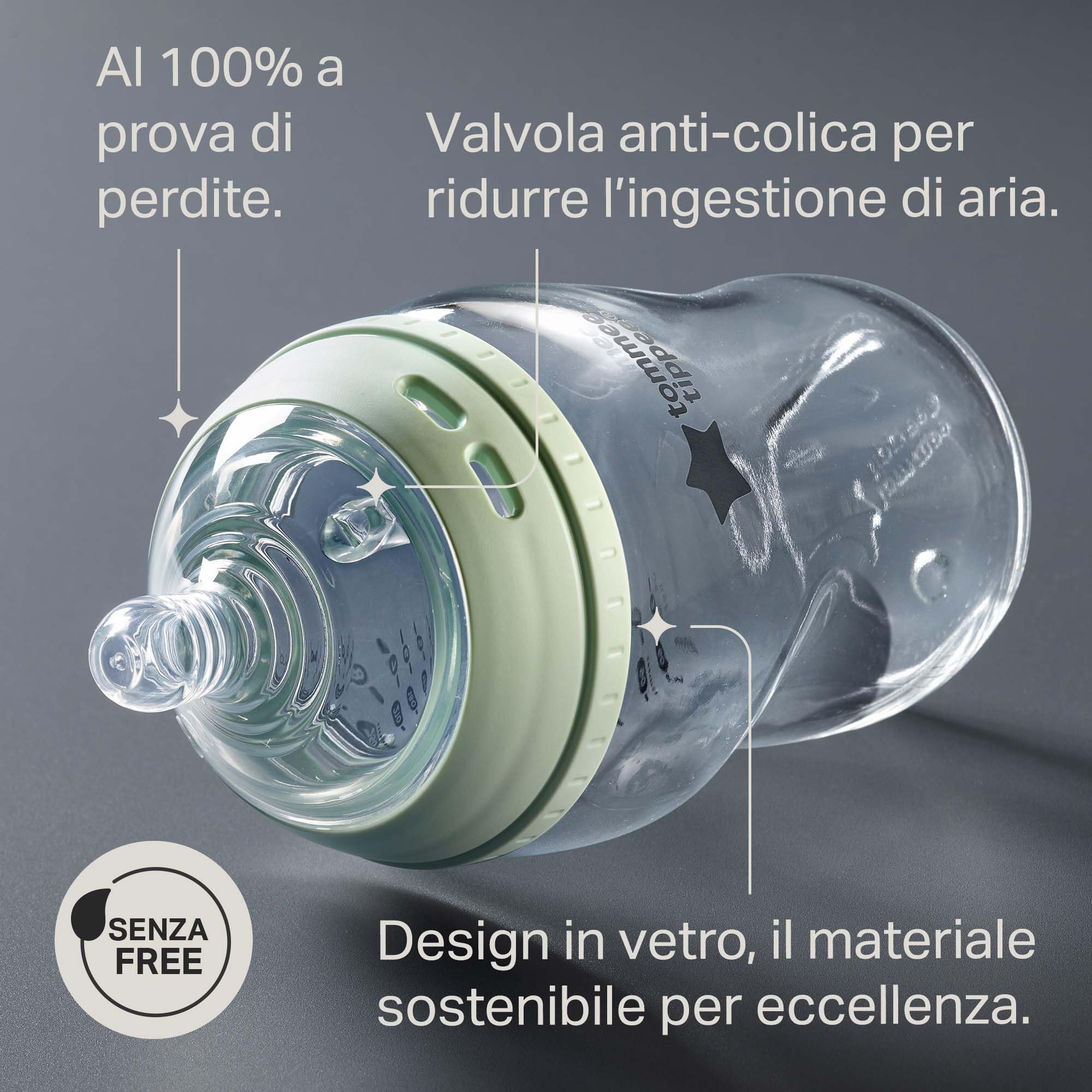 tommee-tippee-natural-start-biberon-vetro-anticolica-250ml image 4
