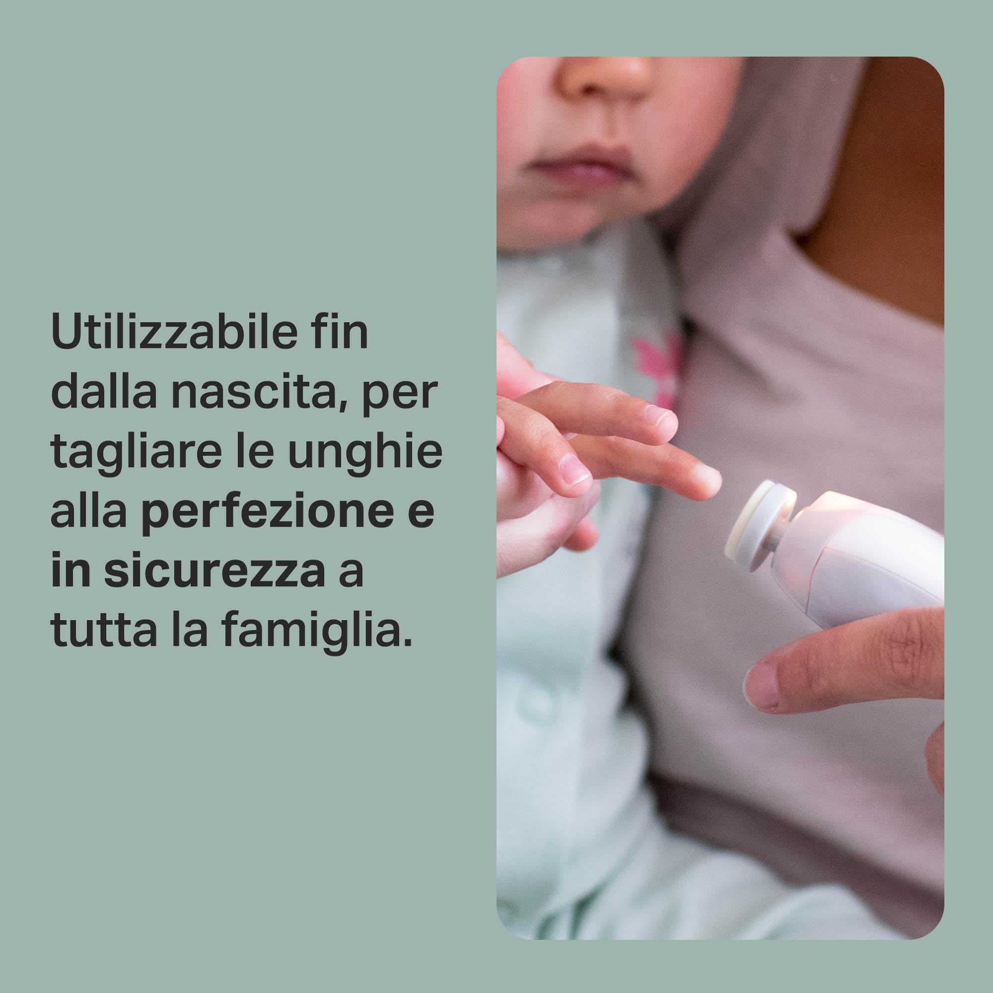 tommee-tippee-limetta-unghie-elettrica-bambini-con-6-innesti-e-led image 3