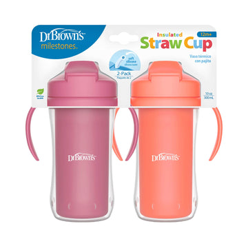 dr-brown-s-milestones-tazza-termica-con-cannuccia-e-manici-2-pezzi image 4