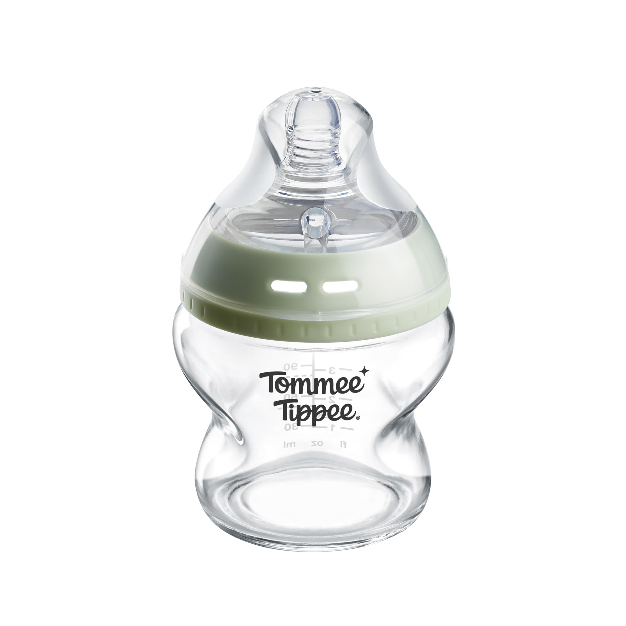 tommee-tippee-natural-start-biberon-vetro-150-ml-0m-flusso-super-lento image 1