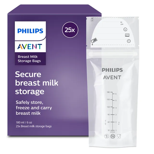 philips-avent-scf603-25-sacchetti-conservazione-latte-materno-25-pz image 1