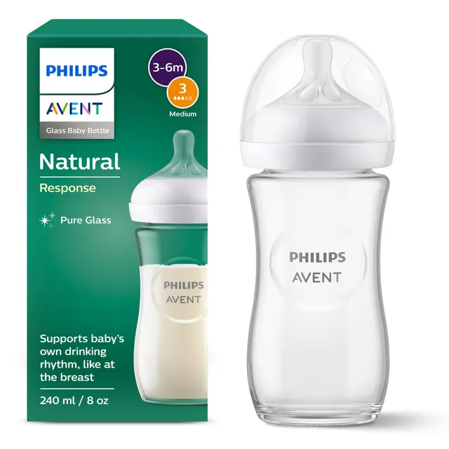 philips-avent-natural-response-biberon-vetro-240-ml-1-mese-scy933-01 image 1