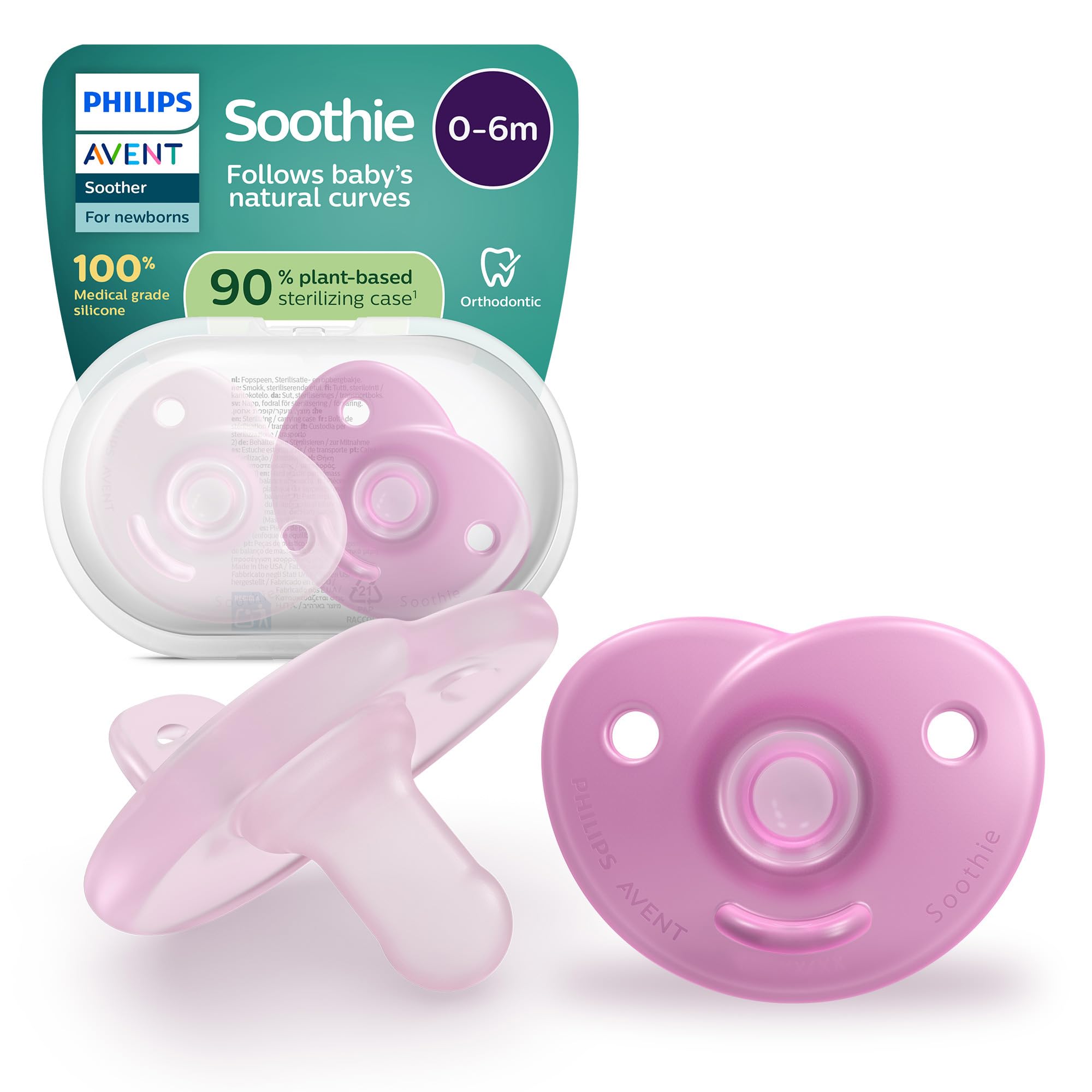 philips-avent-soothie-succhietti-silicone-0-6-mesi-scf099-27-da-2-pz image 1