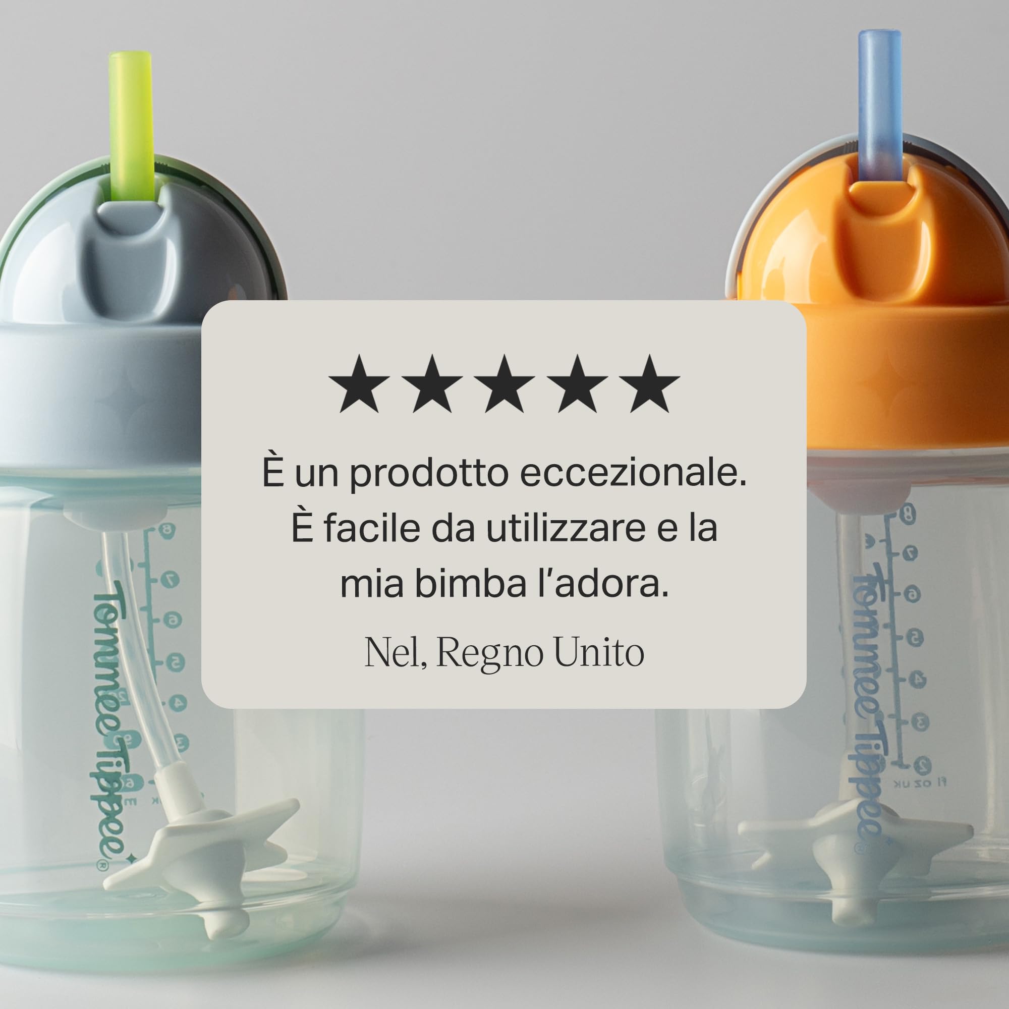 tommee-tippee-bicchiere-trainer-con-cannuccia-ponderata-240-ml-6m-blu-e-arancion image 5