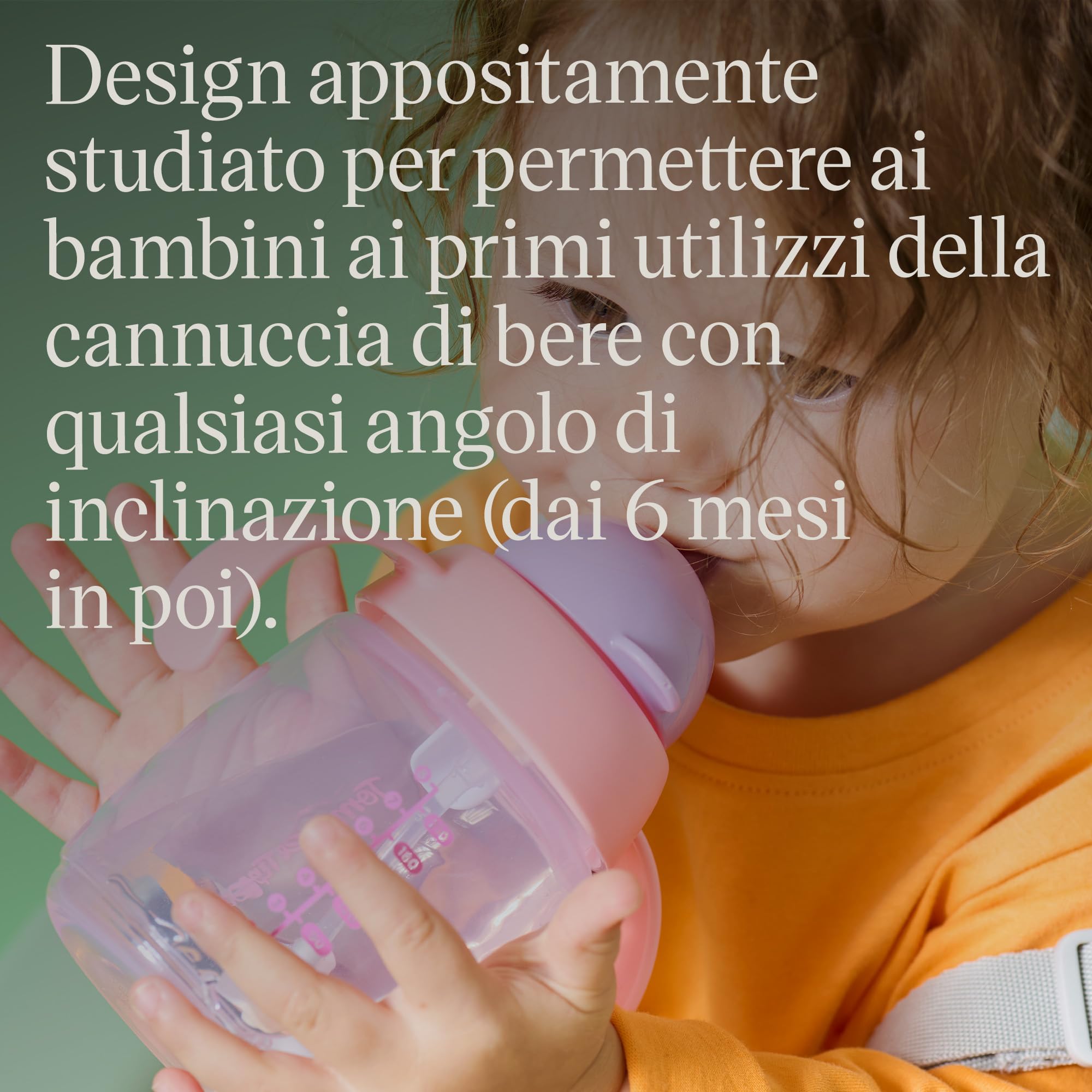 tommee-tippee-bicchiere-trainer-con-cannuccia-ponderata-240-ml-6m-blu-e-arancion image 6