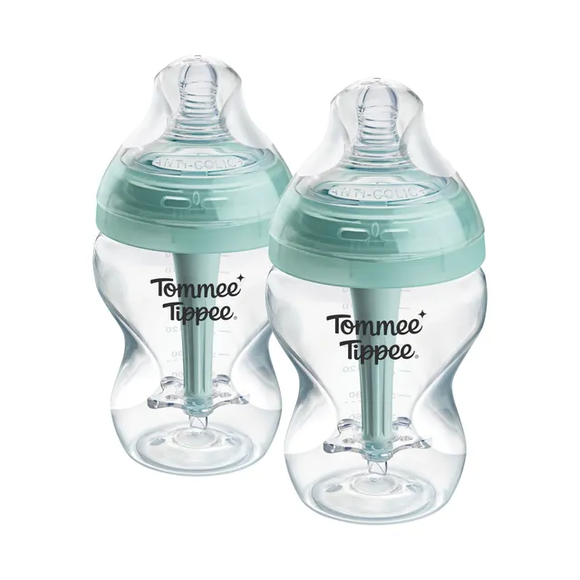 tommee-tippee-biberon-anti-colica-avanzato-260ml-flusso-lento-2-pezzi image 1
