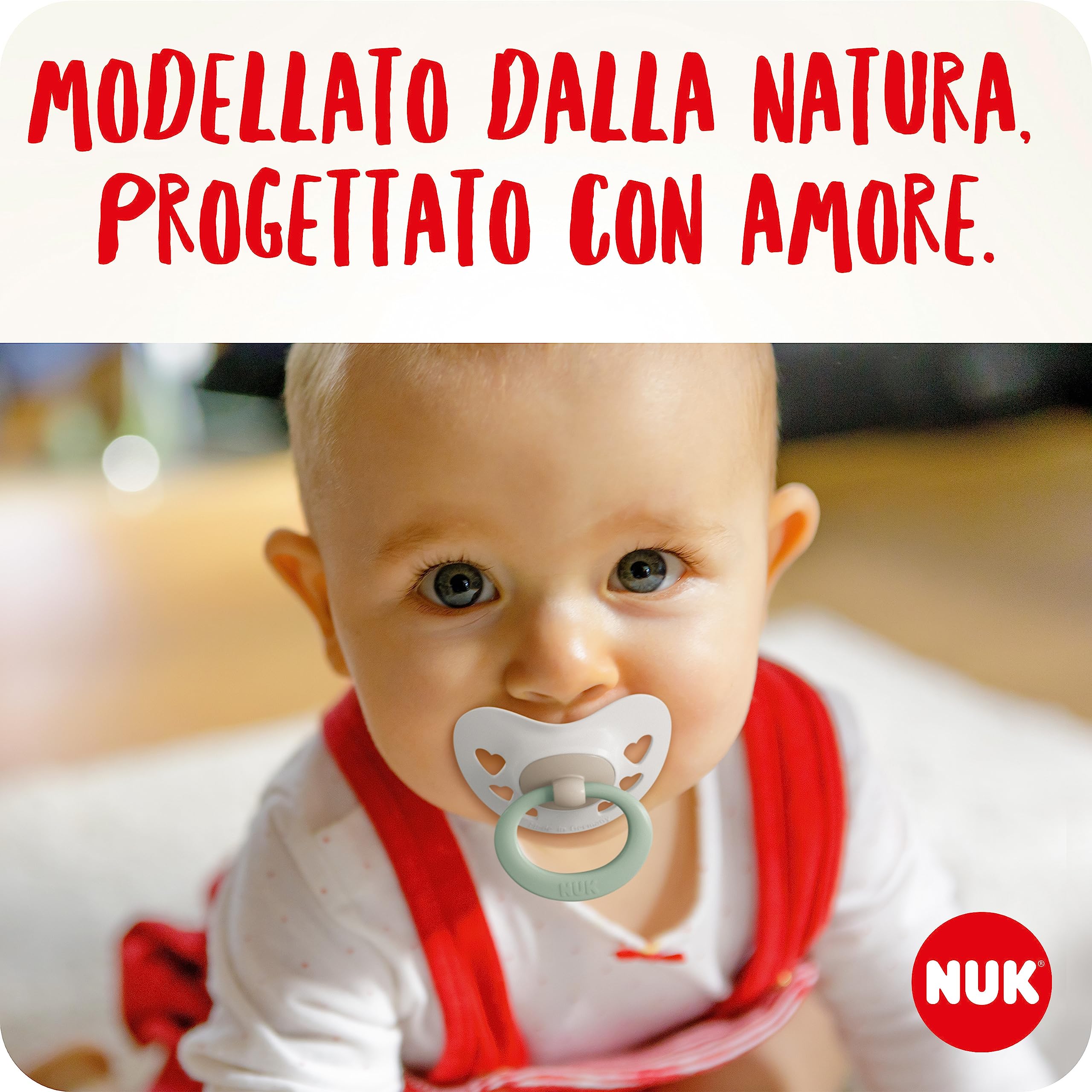 nuk-signature-succhietto-0-6-mesi-set-da-2-in-silicone-senza-bpa-cuori-rosa-con- image 2