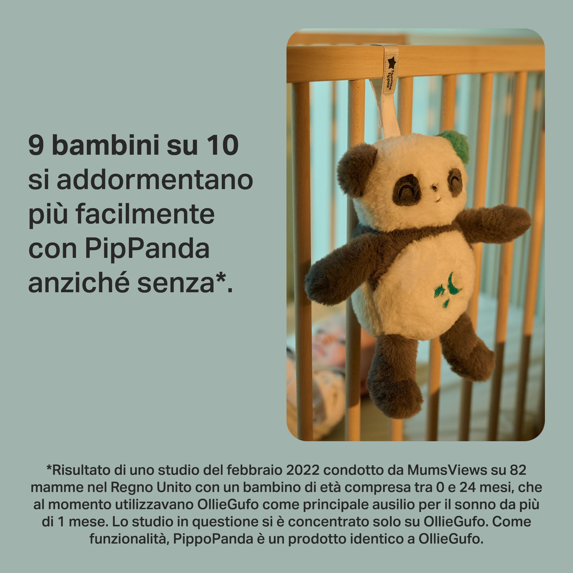 tommee-tippee-pip-il-panda-ausilio-sonno-crysensor-luce-e-6-suoni-usb image 3
