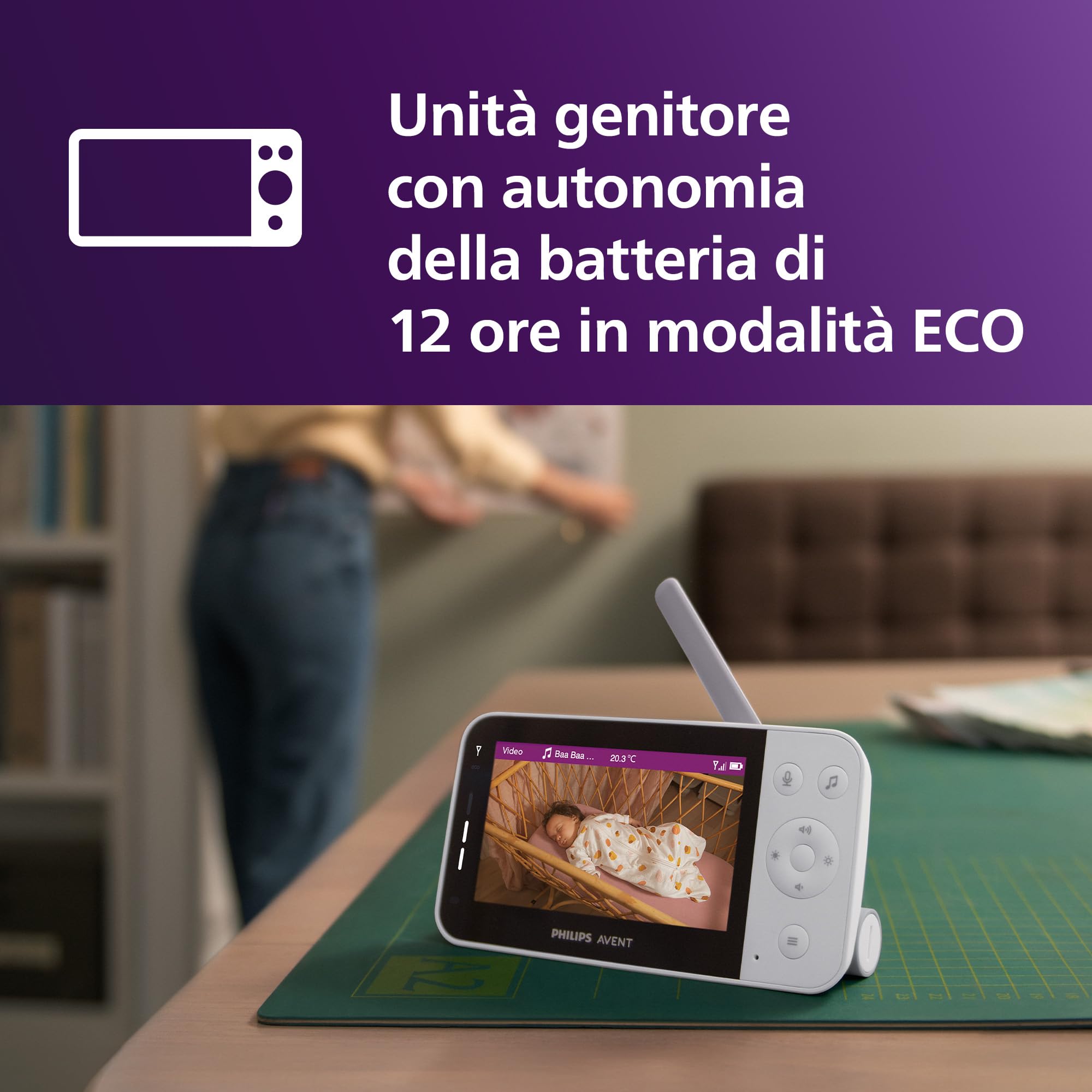 philips-avent-scd951-26-connected-baby-monitor-wi-fi-hd-con-visione-notturna image 6