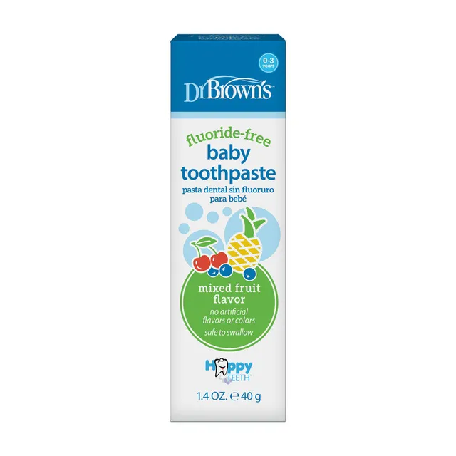 dr-brown-s-dentifricio-baby-senza-fluoro-mixed-fruit-40g image 1