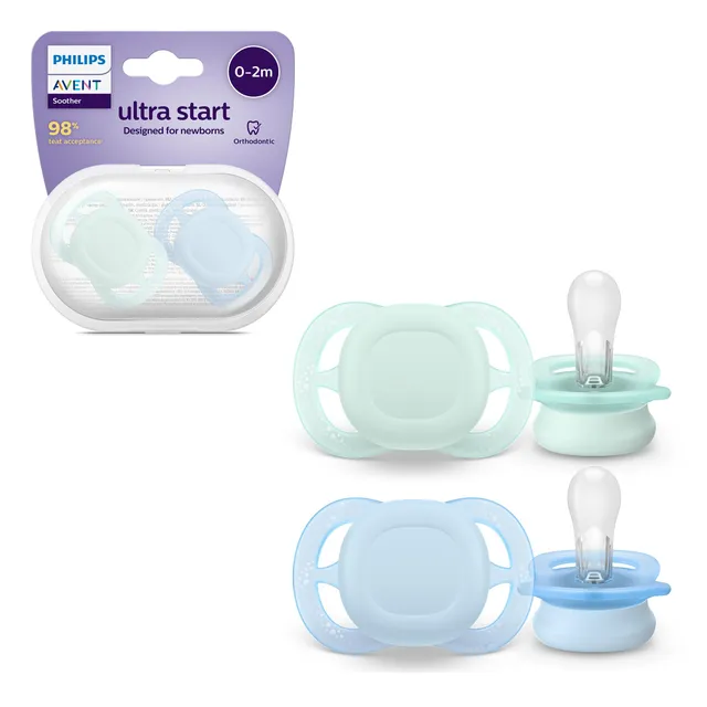 philips-avent-ultra-start-ciuccio-0-2-mesi-confezione-da-2 image 1