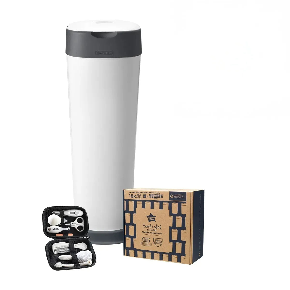 tommee-tippee-twist-click-mangiapannolini-xl-18-ricariche image 1